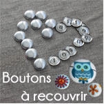 Boutons à recouvrir