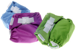 PUL cloth nappies